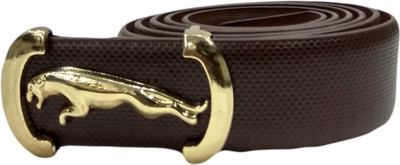 

damler Men Party Brown Synthetic, Artificial Leather Belt, Choco brown