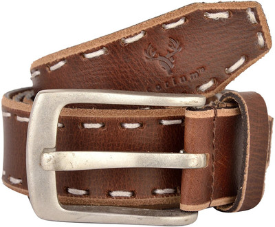 

Corium Men Tan Genuine Leather Belt
