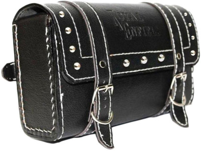 Motopart Black_Saddle_Bag22 Bike Luggage Box(Black)