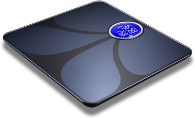 

Wonder World ® Bluetooth Body FatBluetooth BathroomDigital Bluetoothwith Free App for iOS and Android Devices Wireless Smart Body Analyzer Weighing Scale(Black)