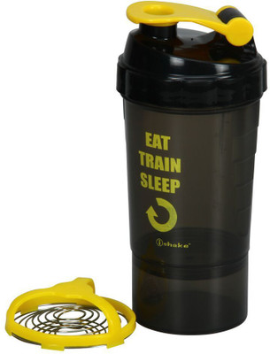 

Giftipedia Speed One 500 ml Shaker(Pack of 1, Black, Yellow)