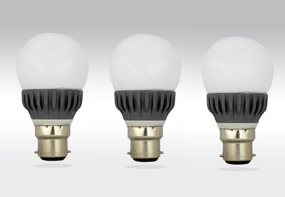 

SUNLUX 3 W Round B22 LED Bulb(White, Pack of 3)