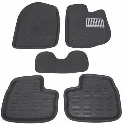 AuTO ADDiCT Plastic 3D Mat For  Maruti Suzuki Alto 800(Black)