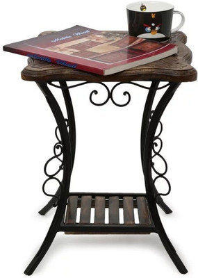 

Onlineshoppee Engineered Wood Coffee Table(Finish Color - Antique Black)