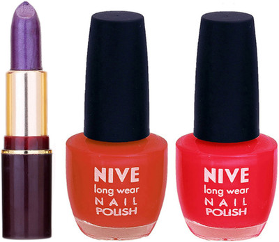 

Lady Fashion NIVE NAIL POLISH + LIPSTICK COMBO(Set of)