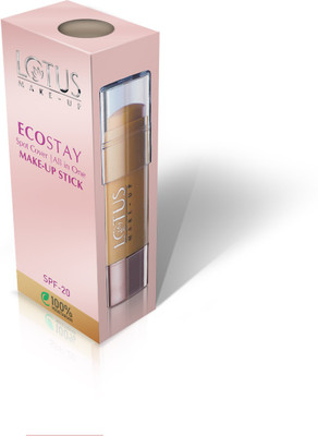 LOTUS MAKE - UP Ecostay Spot Cover All In One Make-up Stick Concealer(Rich Shell, 6.5 g)