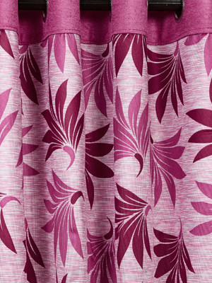 65% OFF on Cortina Polyester Door Curtain 210 cm (6 ft) Single Curtain(Floral Pink) 65% OFF on Cortina Polyester Door Curtain 210 cm (6 ft) Single Curtain(Floral Pink)