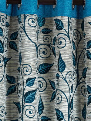 

Vorhang 210 cm (7 ft) Door Curtain Single Curtain(Floral, Multicolor)
