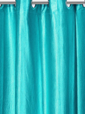 

Cortina 270 cm (9 ft) Polyester Long Door Curtain (Pack Of 3)(Printed, Blue)