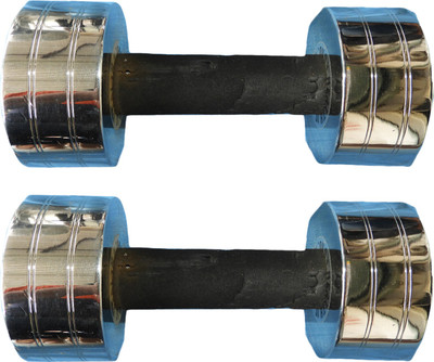 

Royal 6Kg 2Pc Chrome Silver Dumbbell1 Fixed Weight Dumbbell(12 kg)