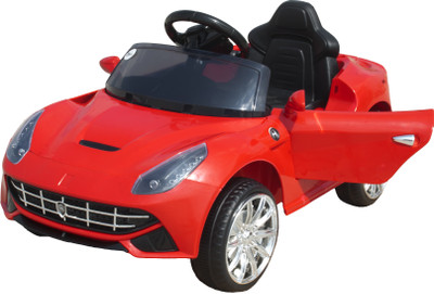 

Toyhouse Lookalike F12 Sports Coupe 6V Rechargeable Car Battery Operated Ride On(Red)