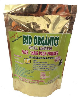 

BSD Organics Natural Lemon Face / Hair pack(200 g)