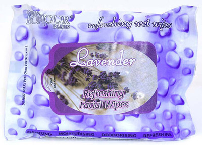 

Coat Me Bonjour Paris Refreshing Wet Facial Wipes - Lavender Fresh(Pack of 25)
