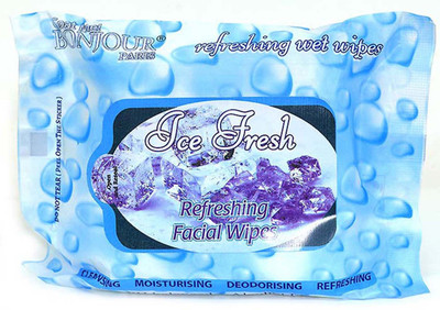 

Coat Me Bonjour Paris Refreshing Wet Facial Wipes - Ice Fresh(Pack of 25)