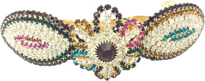 

AccessHer Designer studded back clip Women Hair Clip(Multicolor)