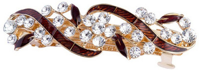 

GELILIA Exquisite Crystal Studded Hair Clip(Brown)
