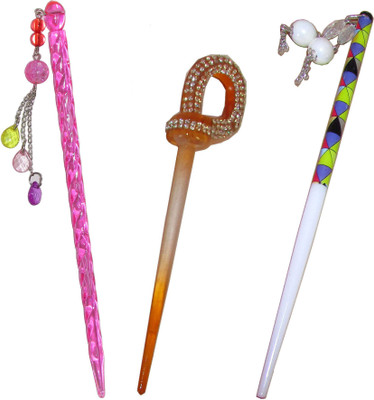 

Yashasvi Juda Stick Hair Accessory Set(Multicolor)