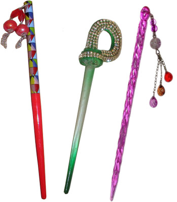 

Yashasvi Juda Stick Hair Accessory Set(Multicolor)