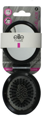 

Elite Models Elite Models Compact Pocket Folding Hair Brush + Mirror - Black