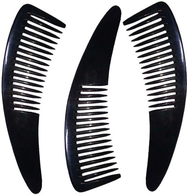 

SIMGIN Black Horn Comb (Pack of 3) Size- 7"