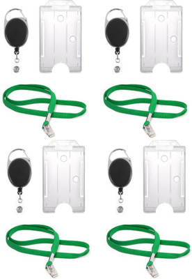 

TheFlauntStore Plastic ID Badge Holder(Pack of 12)