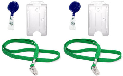 

TheFlauntStore Plastic ID Badge Holder(Pack of 6)