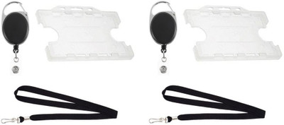 

TheFlauntStore Plastic ID Badge Holder(Pack of 6)