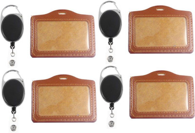 

TheFlauntStore Plastic ID Badge Holder(Pack of 8)