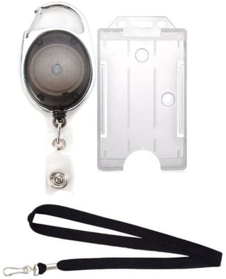 

TheFlauntStore Plastic ID Badge Holder(Pack of 3)