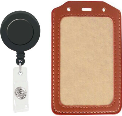 

TheFlauntStore Plastic ID Badge Holder(Pack of 2)