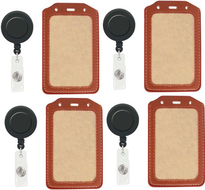 

TheFlauntStore Plastic ID Badge Holder(Pack of 8)