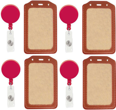 

TheFlauntStore Plastic ID Badge Holder(Pack of 8)