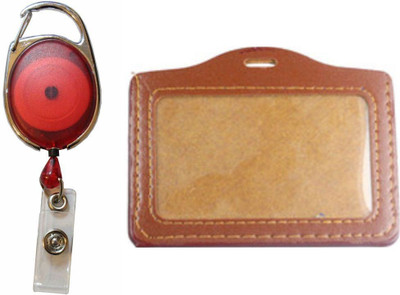 

TheFlauntStore Plastic ID Badge Holder(Pack of 2)