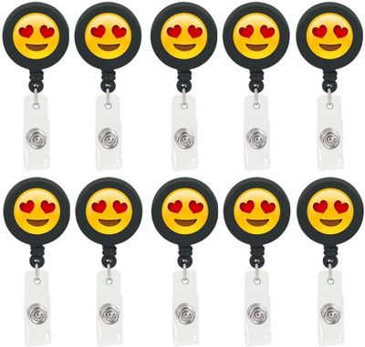 

TheFlauntStore Plastic ID Badge Holder(Pack of 10)