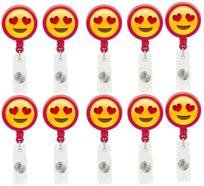 

TheFlauntStore Plastic ID Badge Holder(Pack of 10)