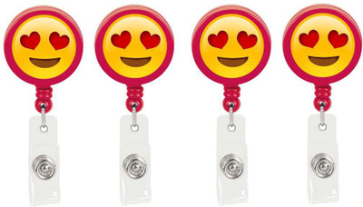 

TheFlauntStore Plastic ID Badge Holder(Pack of 4)