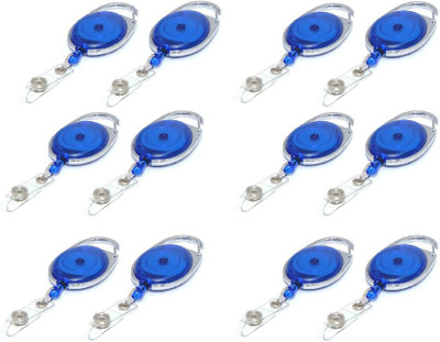 Box 18 Plastic ID Badge Reel(Pack of 12)
