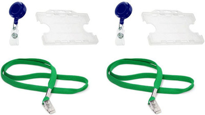 

TheFlauntStore Plastic ID Badge Holder(Pack of 6)