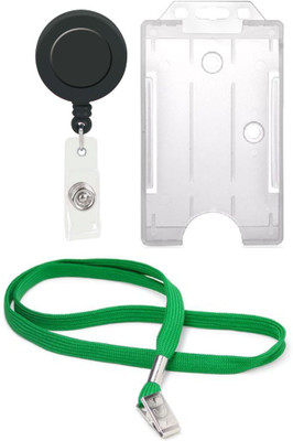 

TheFlauntStore Plastic ID Badge Holder(Pack of 3)