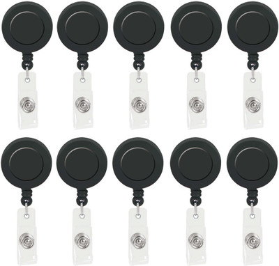 

TheFlauntStore Plastic ID Badge Holder(Pack of 10)