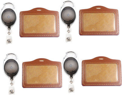 

TheFlauntStore Plastic ID Badge Holder(Pack of 8)