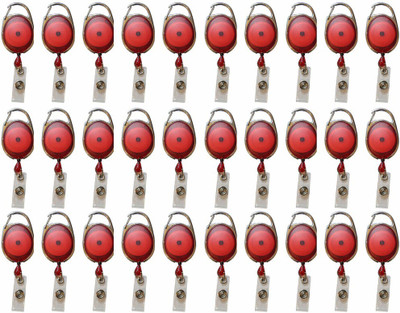 

TheFlauntStore Plastic ID Badge Holder(Pack of 30)
