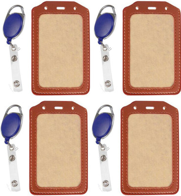 

TheFlauntStore Plastic ID Badge Holder(Pack of 8)