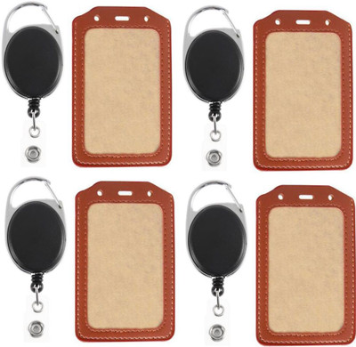 

TheFlauntStore Plastic ID Badge Holder(Pack of 8)