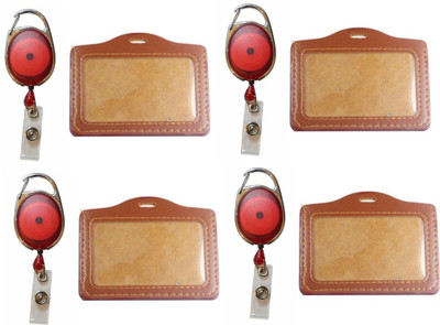 

TheFlauntStore Plastic ID Badge Holder(Pack of 8)