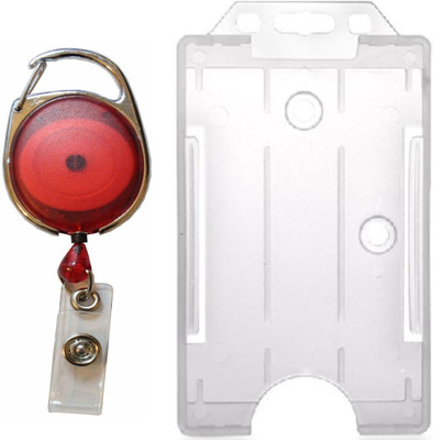 

TheFlauntStore Plastic ID Badge Holder(Pack of 2)
