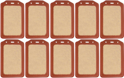 

TheFlauntStore Plastic ID Badge Holder(Pack of 10)