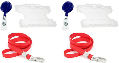 

TheFlauntStore Plastic ID Badge Holder(Pack of 6)