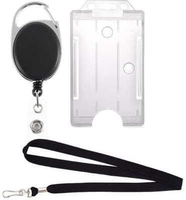 

TheFlauntStore Plastic ID Badge Holder(Pack of 3)
