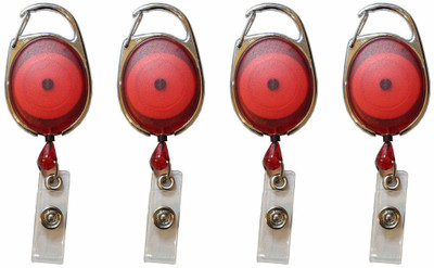 

TheFlauntStore Plastic ID Badge Holder(Pack of 4)